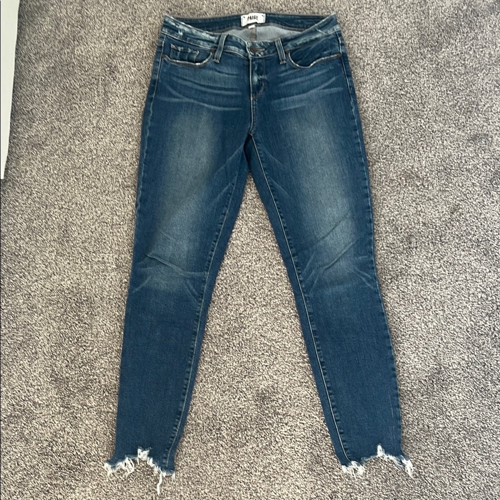PAIGE Raw Hem Verdugo Ankle Size 29